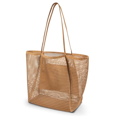 benpen Große Strandtasche Damen Xl Familie,Beach Bags For Women,Netztasche Strand Mit Reißverschluss Innentasche,Faltbare Leichte Mesh Strandtasche Korb,Badetasche Klein,Shopper für Frauen benpen Große Strandtasche Damen Xl Familie,Beach Bags For Women,Netztasche Strand Mit Reißverschluss Innentasche,Faltbare Leichte Mesh Strandtasche Korb,Badetasche Klein,Shopper für Frauen von benpen