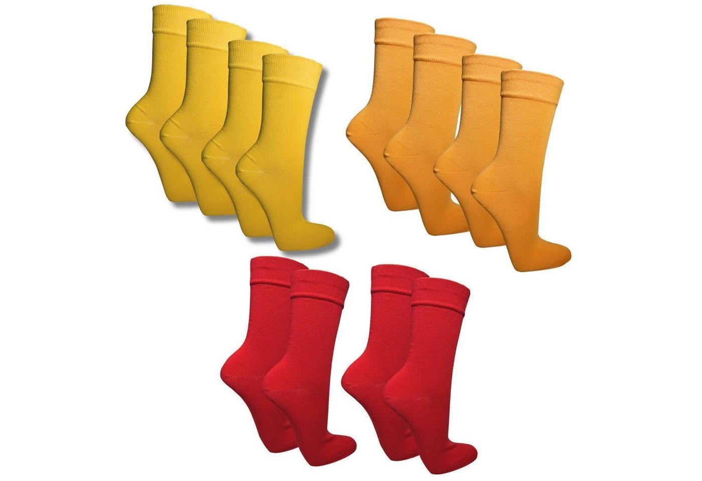 bentini Freizeitsocken Bunte Socken für Damen und Herren, 6 Paar (6-Paar) von bentini