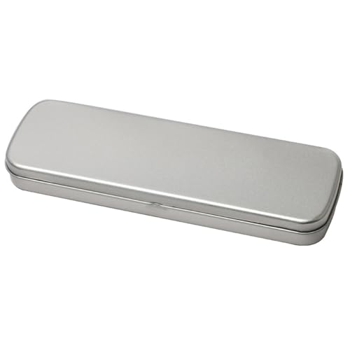 bephible Staubdichtes Federmäppchen, große Kapazität, Stiftebox, große Kapazität, Stiftebox, Metall, rechteckig, Multifunktions-Bleistift-Schreibwaren-Halter, 1 Stück., XXXXXS bephible Staubdichtes Federmäppchen, große Kapazität, Stiftebox, große Kapazität, Stiftebox, Metall, rechteckig, Multifunktions-Bleistift-Schreibwaren-Halter, 1 Stück., XXXXXS von bephible