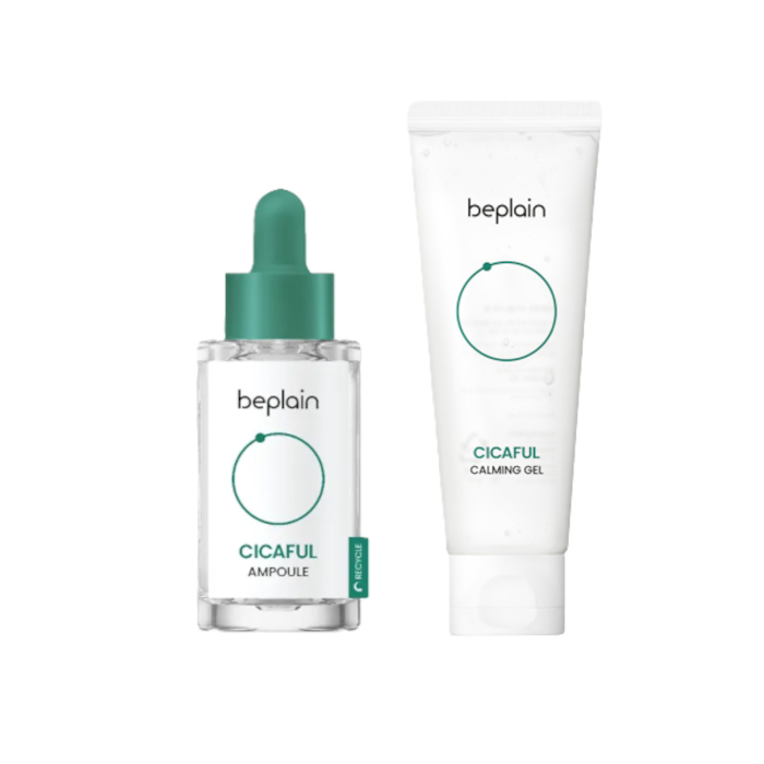 beplain - Cicaful Calming Gel + Ampoule Set von beplain