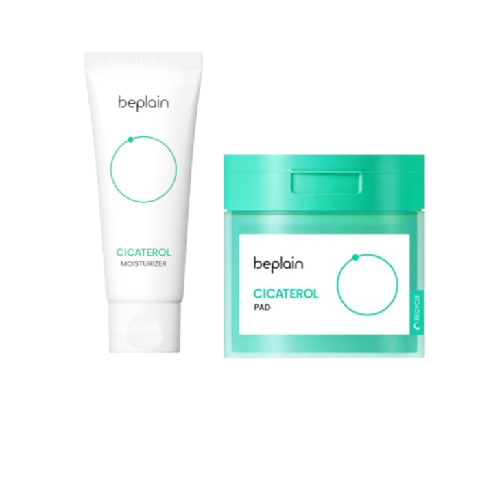 beplain - Cicaterol Moisturizer + Blemish Pad Set von beplain