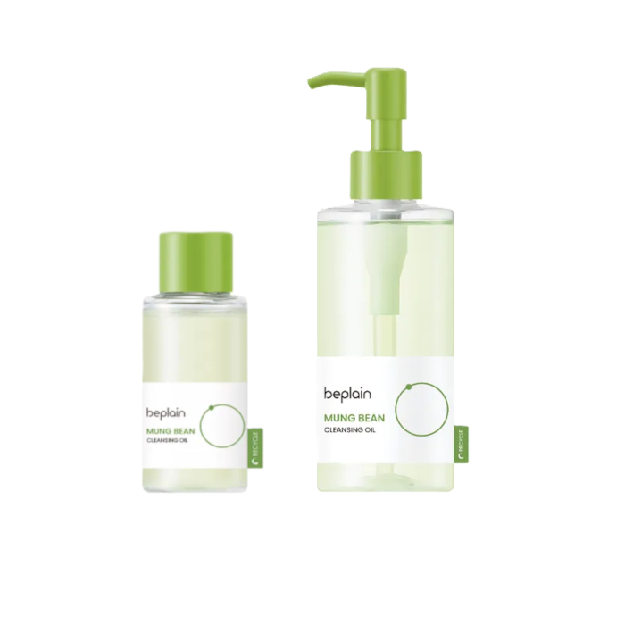 beplain - Mung Bean Cleansing Oil - (200ml+50ml) Set von beplain