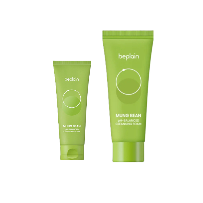 beplain - Mung Bean pH-Balanced Cleansing Foam - (160ml+40ml) Set von beplain
