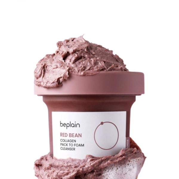 beplain - Red Bean Collagen Pack To Foam Cleanser - 100ml von beplain