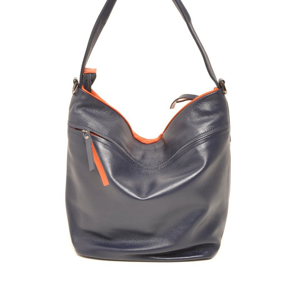 berba Schultertasche berba Zürich 610 - Schultertasche in navy-orange von berba