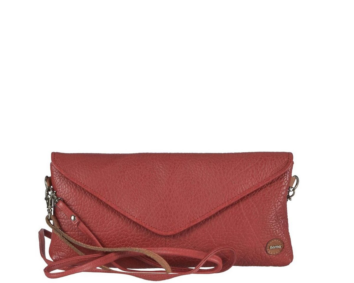 berba Umhängetasche Geertruida, Clutch, Schultertasche, Handschlaufe, grob genarbtes Leder von berba