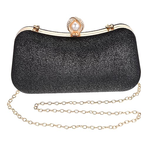 1 Set Perlen-Abendtasche, Geldbörse, Clutch-Taschen für Damen, Cocktail-Umhängetasche für Damen, Umhängetasche, Perlen-Geldbörsen für Damen, Abendtaschen, Damen-Flanell-Aufbewahrungstasche, von berbo