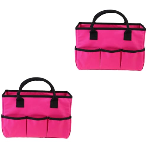 2 Stück Garten-Aufbewahrungstasche, Garten-Beschneidungstasche, Laptop-Umhängetasche, Lehrer-Tasche, Organizer, Kosmetik-Aufbewahrungstasche, Make-up-Tasche, Leinen-Einkaufstasche, Garten-TA von berbo