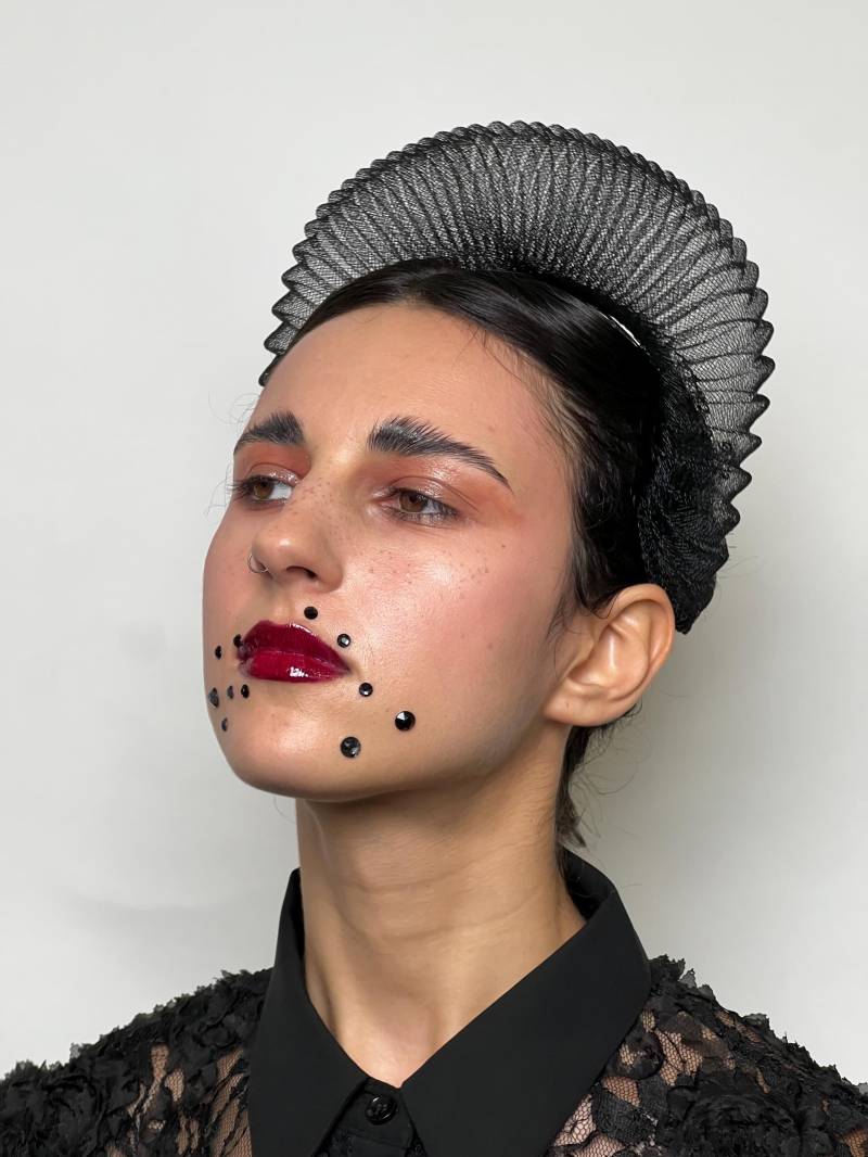 Schwarze Birdcage Opulente Gothic Krone, Statement Kopfschmuck, Dark Fashion, Halloween Kopfschmuck in Schwarz, Crin Krone Schwarze Birdcage Opulente Gothic Krone, Statement Kopfschmuck, Dark Fashion, Halloween Kopfschmuck in Schwarz, Crin Krone von beretkah