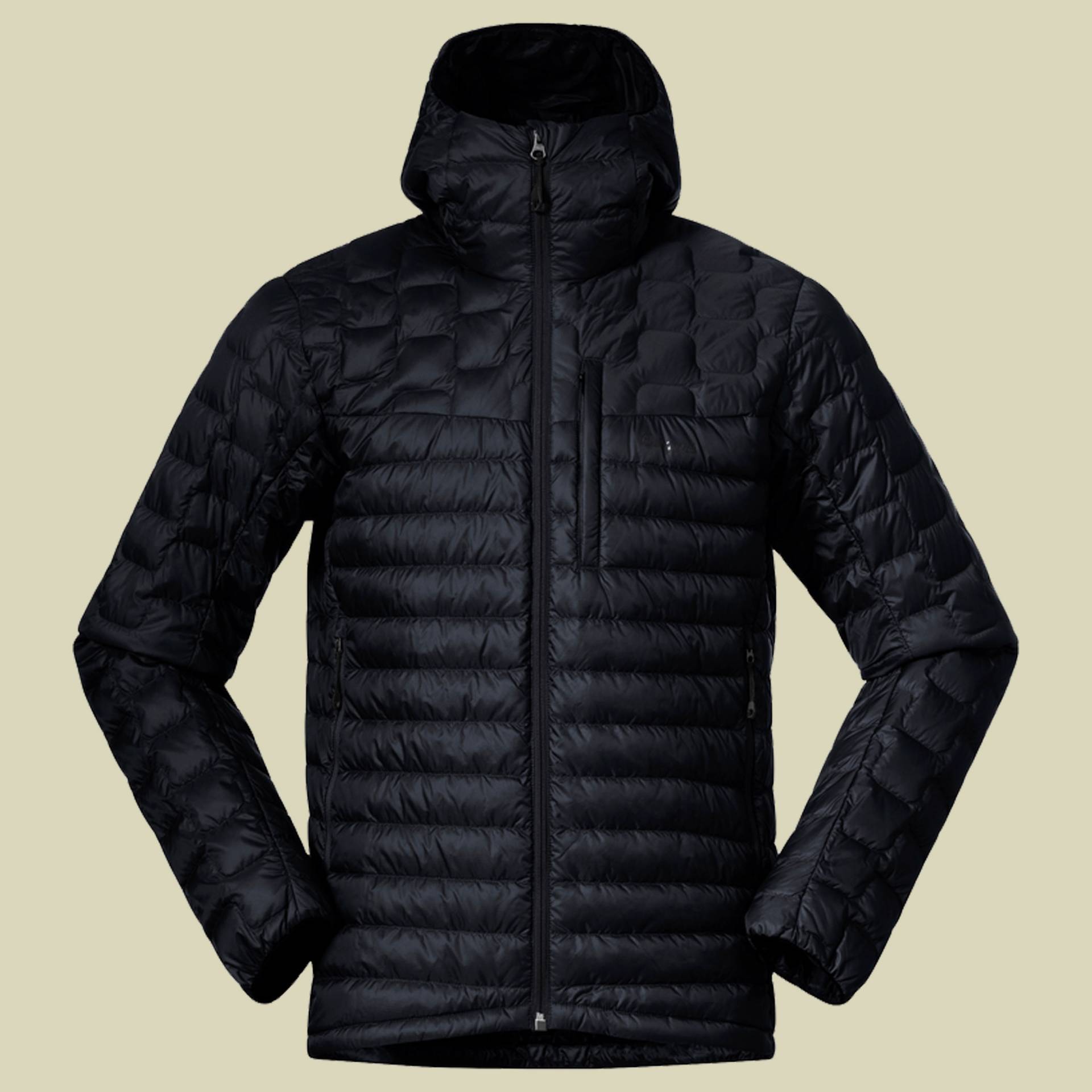 Magma Light Down Jacket w Hood Men Größe L  Farbe black von bergans