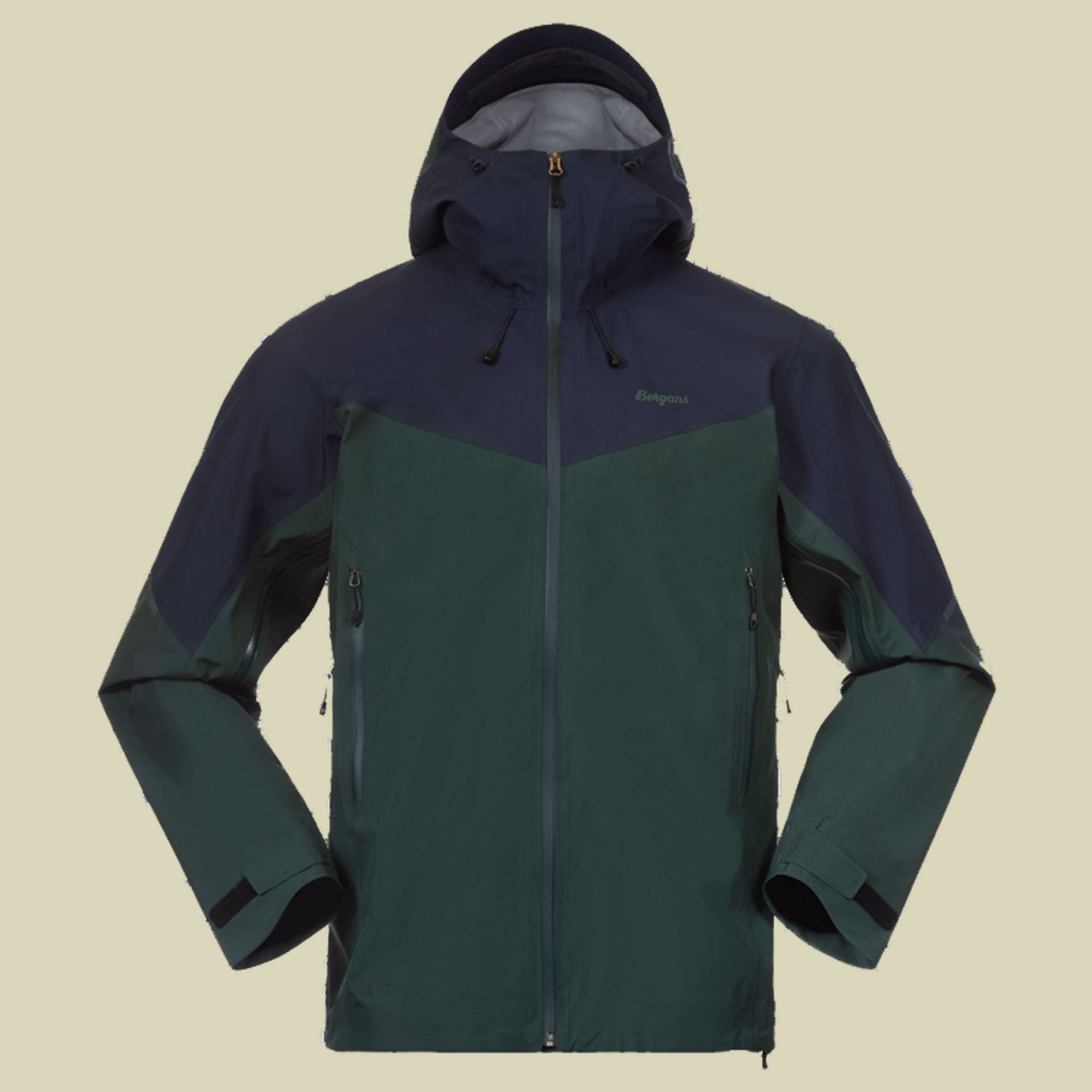 Rabot Light 3L Shell Jacket Men Größe L  Farbe duke green/navy blue von bergans