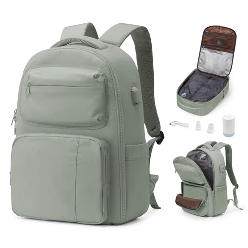 bergsalz Vakuum Rucksack, Easyjet Handgepäck 45x36x20, Airbag Rucksack Handgepäck Flugzeug Für Damen Herren, Vakuum Reiserucksack Mit Vakuumsystem Grün bergsalz Vakuum Rucksack, Easyjet Handgepäck 45x36x20, Airbag Rucksack Handgepäck Flugzeug Für Damen Herren, Vakuum Reiserucksack Mit Vakuumsystem Grün von bergsalz