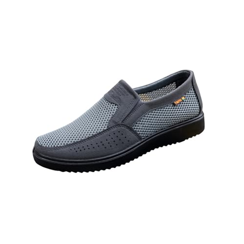 Ergonomischer & atmungsaktiver Schuh zur Schmerzlinderung - OrthoMax Unisex Jamron Herren Sommer Atmungsaktiver Mesh Leichtgewicht Loafers Fahrschuhe für Freizeit - Sneakers von bergxperten
