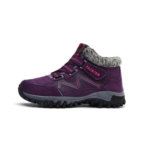 OfreiSchuhe Solvema Orthopädische Winterschuhe Warm Gefütterte, Rutschfeste Winterschuhe für Damen und Herren - Outdoor-Winterstiefel für Trekking & Wandern mit Massage von bergxperten