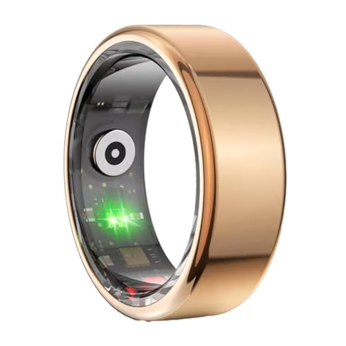 Smart Ring Gesundheitsring – Schlaftracking, Echtzeit-Körpertemperatur & Gestensteuerung – Fitness-Tracker Ring mit Schrittzähler – wasserdicht IP68 – Alltag, Sport, Smart-Home – für Männer & Frauen von bergxperten