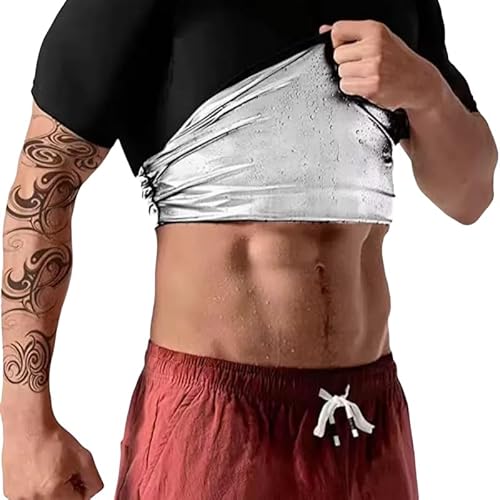 amurawear Sauna T-Shirt – SCHNELLE Fettverbrennung Kurzarm Sauna Weste für Männer - Body Shaper, fördert Schwitzen & Fettverbrennung im Sport Gym amurawear Sauna T-Shirt – SCHNELLE Fettverbrennung Kurzarm Sauna Weste für Männer - Body Shaper, fördert Schwitzen & Fettverbrennung im Sport Gym von bergxperten