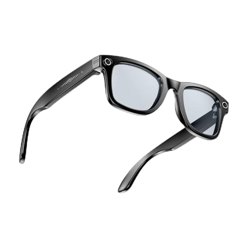 bergxperten Lazvik Smart Glasses Original Ai Smart Intelligente Brille mit 8mp Kamera, Musik & Anruf - Bluetooth Videobrille mit Sonnenschutz & Blaulichtfilter für Herren und Damen von bergxperten