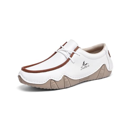 bergxperten Loafex - Orthopädische, rutschfeste & wasserdichte Barfußschuhe Herren Klassische Weiche Comfort Mokassins Flache Slip - on Slipper für Freizeit und Fahrt, Größe EU38-48 von bergxperten