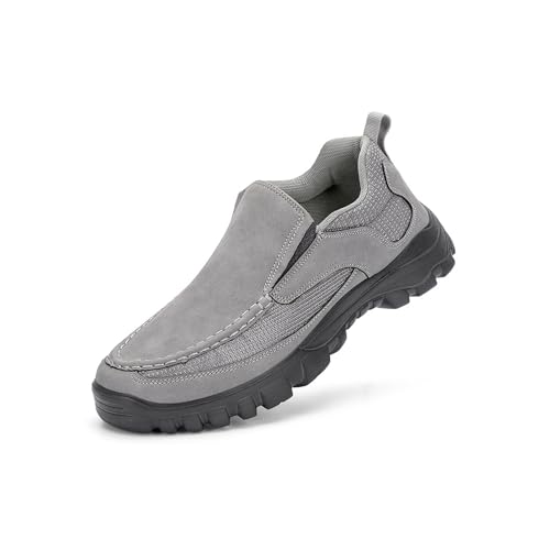 bergxperten OrthoxFit - Ergonomischer Schuh zur Schmerzlinderung - Unisex Männer Slip - On Casual Leder Ballenstiefel, Leichtgewicht, Atemluft, Komfortabel mit Moccasin - Eigenschaften von bergxperten