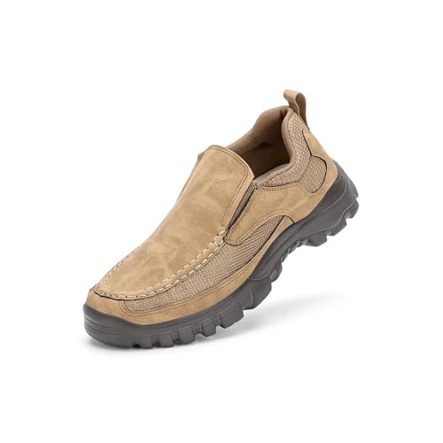 bergxperten OrthoxFit - Ergonomischer Schuh zur Schmerzlinderung - Unisex Männer Slip - On Casual Leder Ballenstiefel, Leichtgewicht, Atemluft, Komfortabel mit Moccasin - Eigenschaften von bergxperten