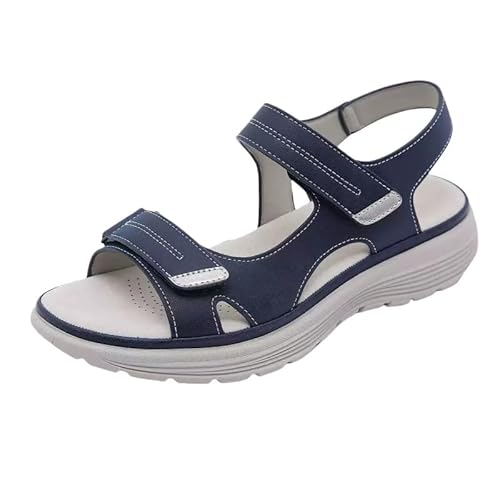bergxperten Ortivia Élise - Orthopädische Sandalen Damen, Ergonomische Sommer - Flats zur Unbehinderungsreduzierung von bergxperten
