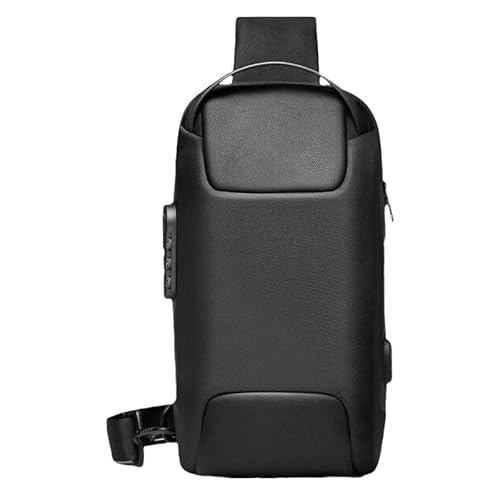 bergxperten alvona Crossbag | Für mehr Sicherheit-Ordnung & Komfort Verstellbare Oxford Sling Bag - Diebstahlsichere Brusttasche für Outdoor-Aktivitäten wie Wandern & Radfahren von bergxperten