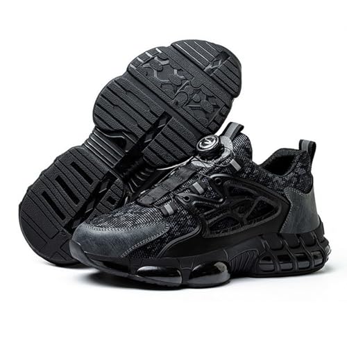 bergxperten clickrs Hercules S3 Pro: Robuste Stärke trifft urbanes Design，Leichte, atmungsaktive Sicherheitsschuhe mit Stahlkappe, rutschfest und stoßdämpfend, geeignet für den Arbeitsplatz von bergxperten