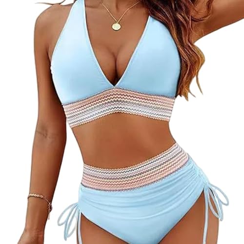 bergxperten modewelt Braunschweig Lisa - Eleganter Bikini mit Bauchweg-Effekt - Sexy für Sommer, V-Ausschnitt, Hohe Taille, Farbblock bergxperten modewelt Braunschweig Lisa - Eleganter Bikini mit Bauchweg-Effekt - Sexy für Sommer, V-Ausschnitt, Hohe Taille, Farbblock von bergxperten