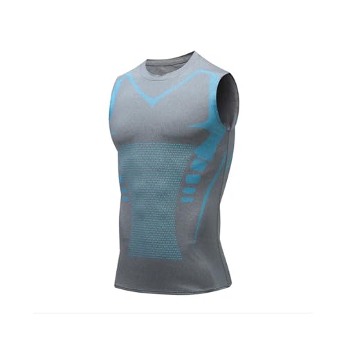 clauvi Anders - Shaping Vest für einen schlankeren und gesünderen Körper Männer Kompressionsshirt - Formgebendes Unterhemd für Bauch - Funktionsshirt clauvi Anders - Shaping Vest für einen schlankeren und gesünderen Körper Männer Kompressionsshirt - Formgebendes Unterhemd für Bauch - Funktionsshirt von bergxperten