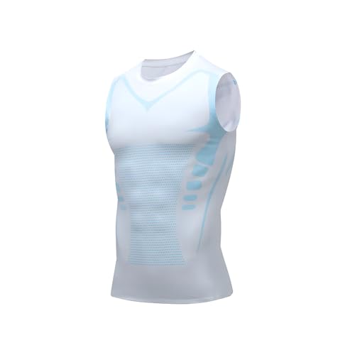 clauvi Anders - Shaping Vest für einen schlankeren und gesünderen Körper Männer Kompressionsshirt - Formgebendes Unterhemd für Bauch - Funktionsshirt clauvi Anders - Shaping Vest für einen schlankeren und gesünderen Körper Männer Kompressionsshirt - Formgebendes Unterhemd für Bauch - Funktionsshirt von bergxperten