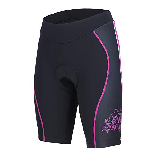 beroy Damen Atmungsaktive Bike Shorts Radhose mit 3D Gel Pad von beroy