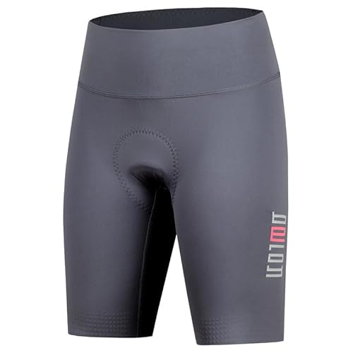 beroy Radlershorts Damen mit Sitzpolster 4D Gepolstert Fahrradhose kurz Sporthose Radler Shorts Damen Atmungsaktive Schnell Trocknende Stoßfeste Lila XXL von beroy