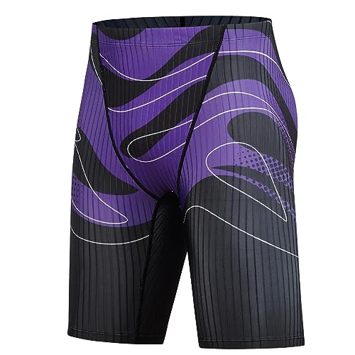 beroy Sportliche Badebekleidung für Herren, Bademode, Jammers, Herren-Jammer-Badehose zum Schwimmen, Violett, 3XL von beroy