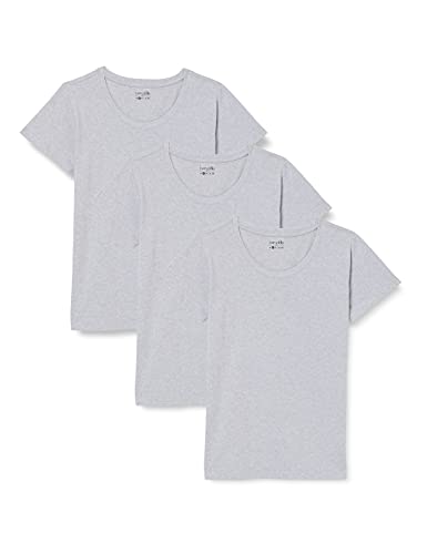 berydale Damen T-Shirt mit Rundhalsausschnitt aus 100% Baumwolle im Multipack von berydale