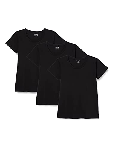 berydale Damen BD157 T-Shirt, Schwarz (3er Pack), M von berydale