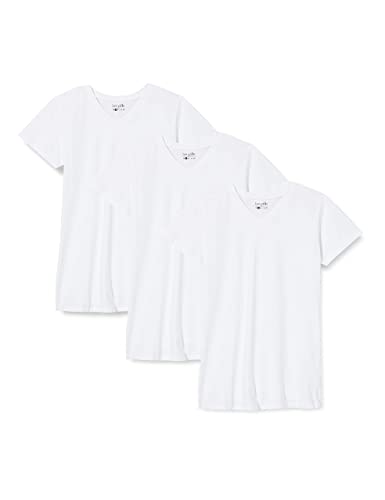 berydale Damen T-Shirt Bd158, Weiß - 3er Pack, XXL von berydale