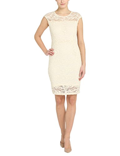 berydale Knielanges Etui-Kleid, Damen, Creme/Champagner, XL von berydale