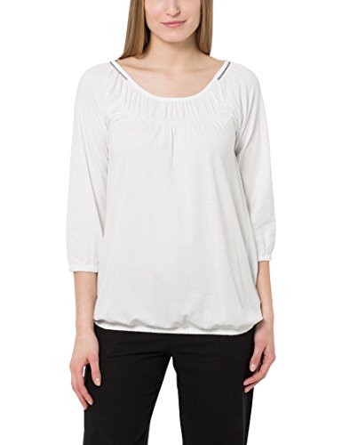 berydale Langarmshirt mit Carmen-Ausschnitt, Damen, Weiß, 42 von berydale