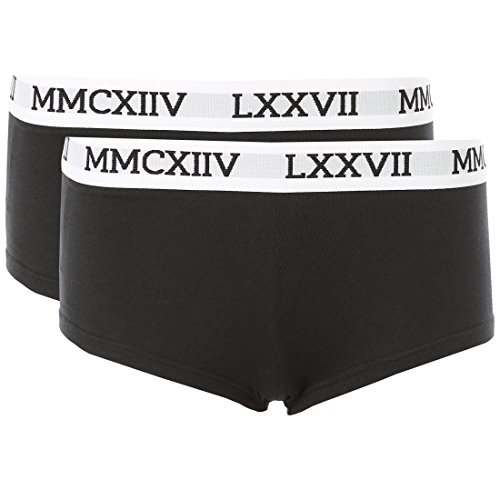 berydale Panties, Damen, Schwarz (2er Pack), S von berydale