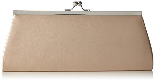 berydale Satin-Handtasche, Damen, Champagner, 26x11x6 cm (B x H x T) von berydale