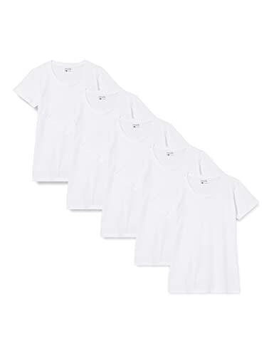 berydale Damen T-Shirt mit Rundhalsausschnitt aus 100% Baumwolle im Multipack von berydale