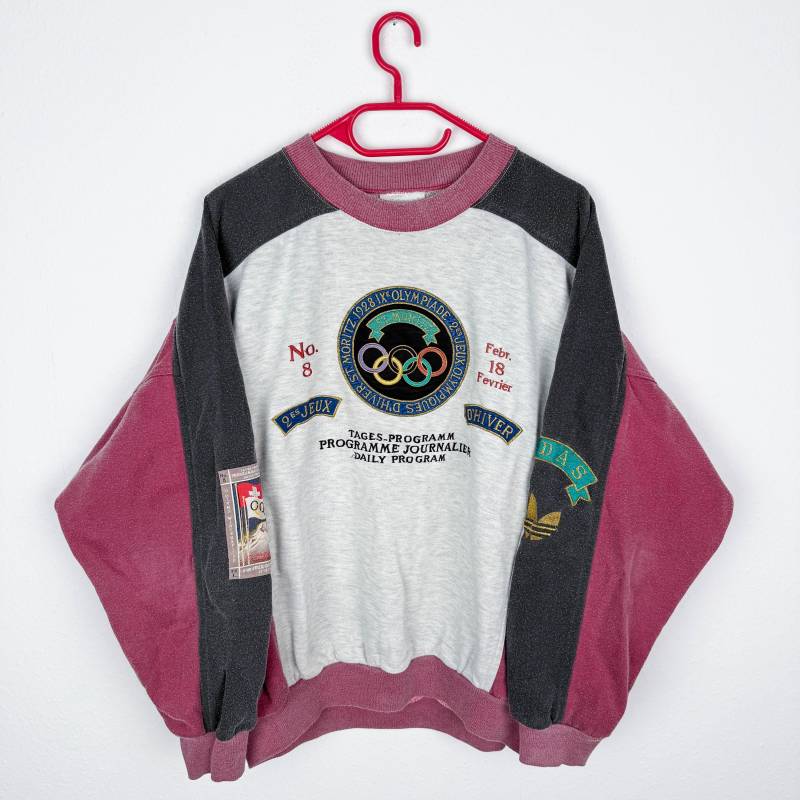 Size M Adidas Olympia Sweater St Moritz Pullover Vintage Retro 80S 90S Best Classic Size M Adidas Olympia Sweater St Moritz Pullover Vintage Retro 80S 90S Best Classic von bestclassicvintage