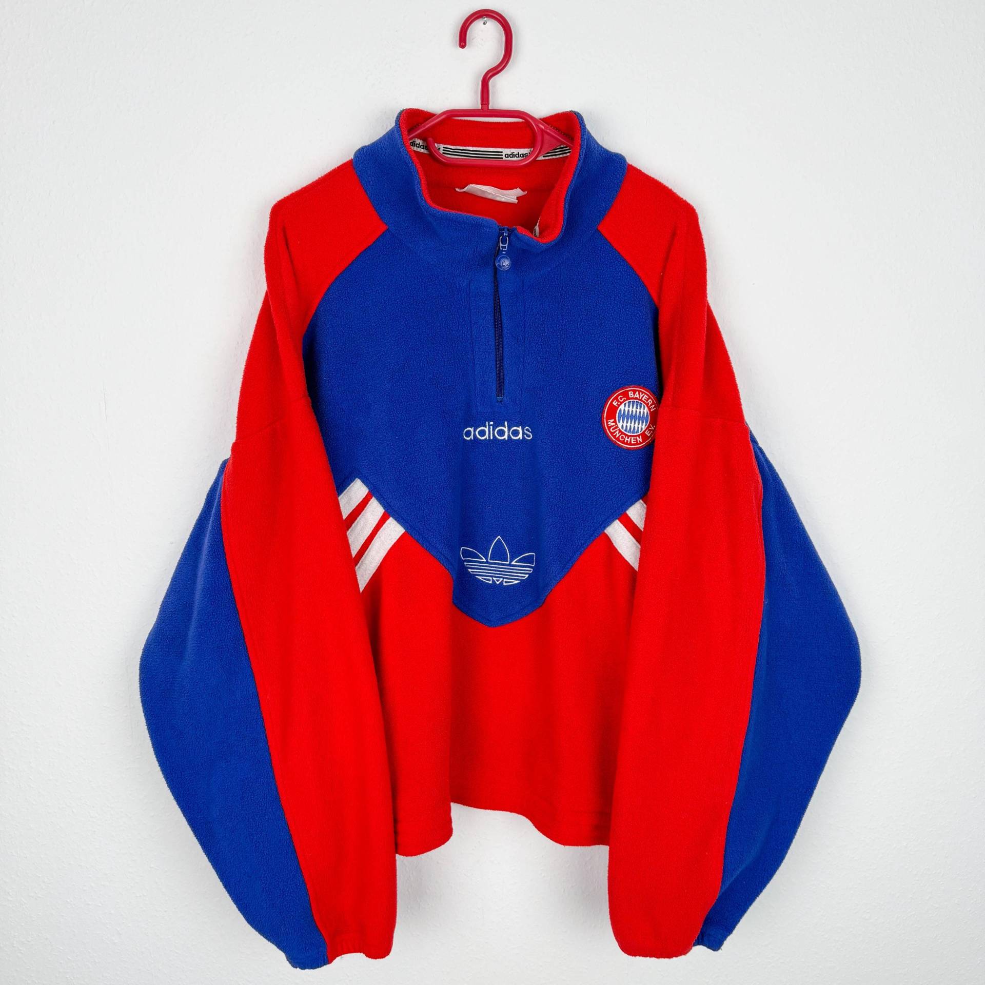 Vintage Adidas Fleece Size M Fc Bayern Best Classic von bestclassicvintage