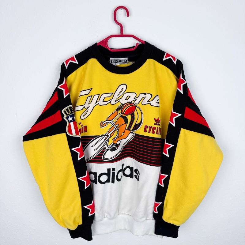 Vintage Adidas Sweater Size M Cyclone Cycling Take Off Vintage Adidas Sweater Size M Cyclone Cycling Take Off von bestclassicvintage