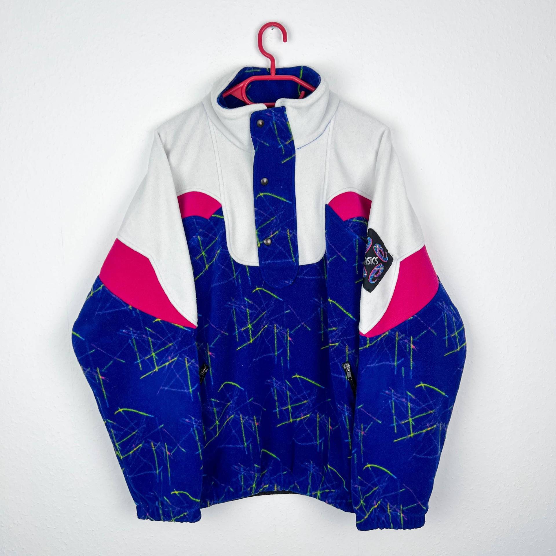 Vintage Asics Fleece Size L Sweater Best Classic von bestclassicvintage