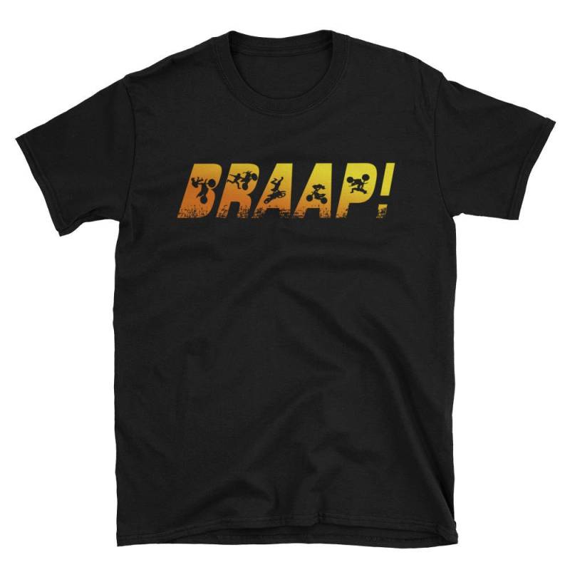 Braap Dirtbiker Tshirt | Dirtbike-Shirts Biker Geschenke Kurzärmeliges Unisex-T-Shirt Braap Dirtbiker Tshirt | Dirtbike-Shirts Biker Geschenke Kurzärmeliges Unisex-T-Shirt von bestteez