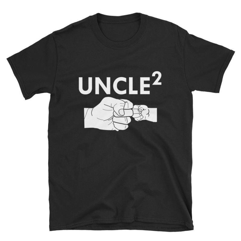 Onkel Wieder - Baby-Ankündigung Schwangerschaft, Die Ankündigt Pate Shirt Geschenke Von Der Nichte Gesponserter Bruder Kurzärmeliges Unisex-T-Shirt von bestteez