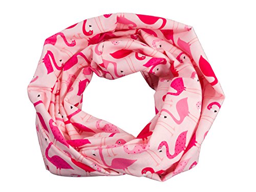 bettina bruder - Damen-Loop Schlauchschal Flamingo rosa pink - 100% Baumwolle von bettina bruder