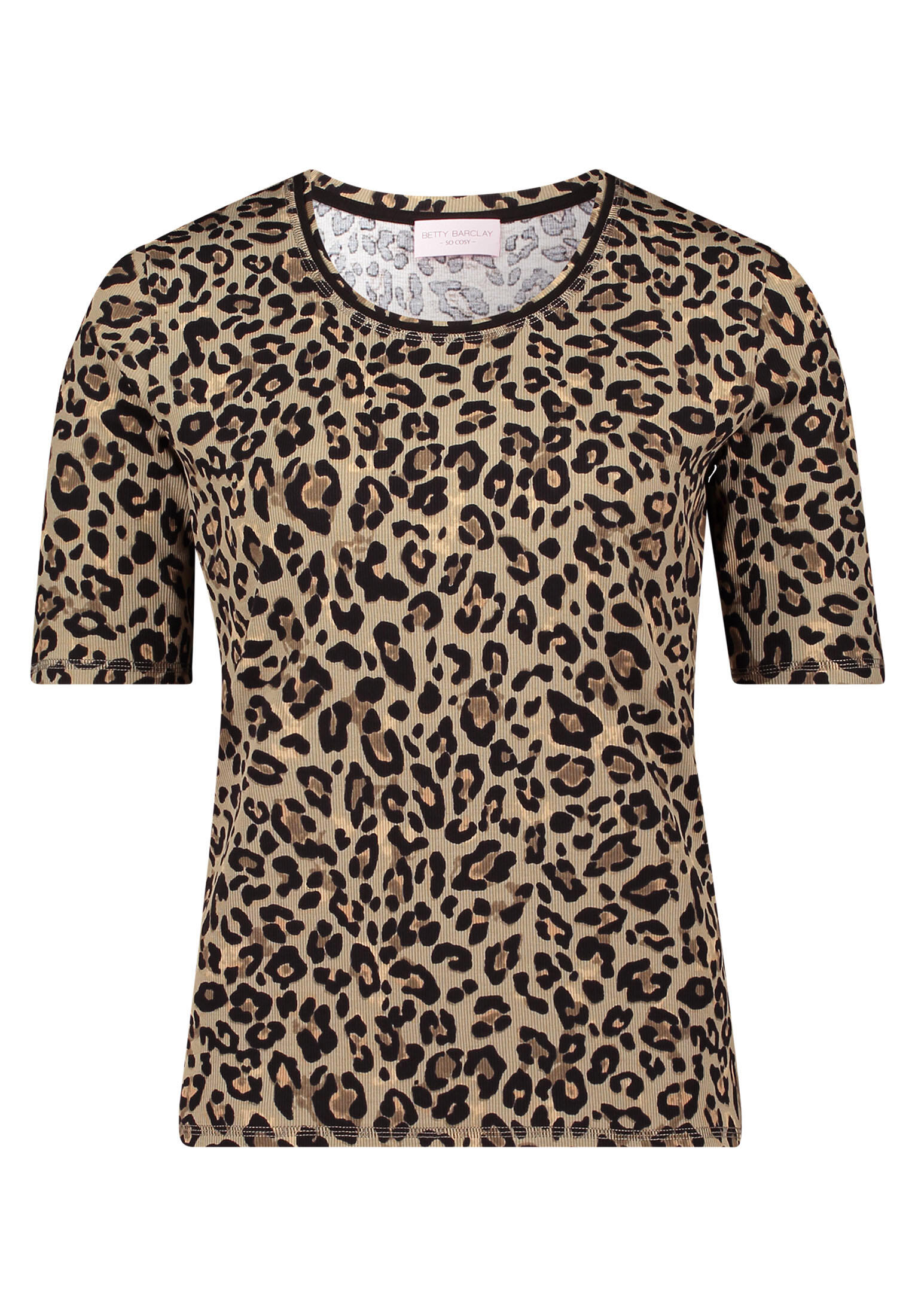 betty barclay - so cosy - - Basic Shirt khaki/schwarz - Gr. - 42 von betty barclay - so cosy -