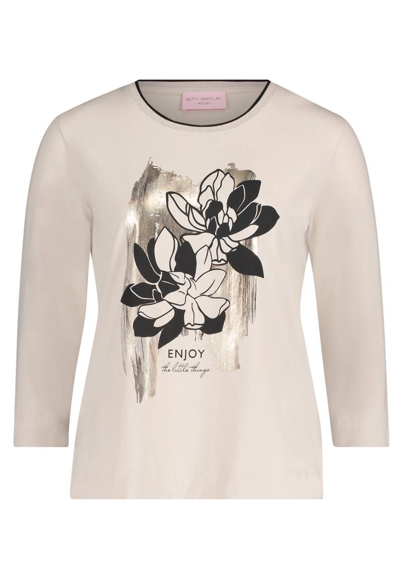 betty barclay - so cosy - - Basic Shirt patch beige/black - Gr. - 42 von betty barclay - so cosy -